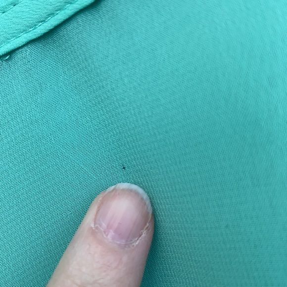 Mint green dress with lace details - Picture 4 of 5